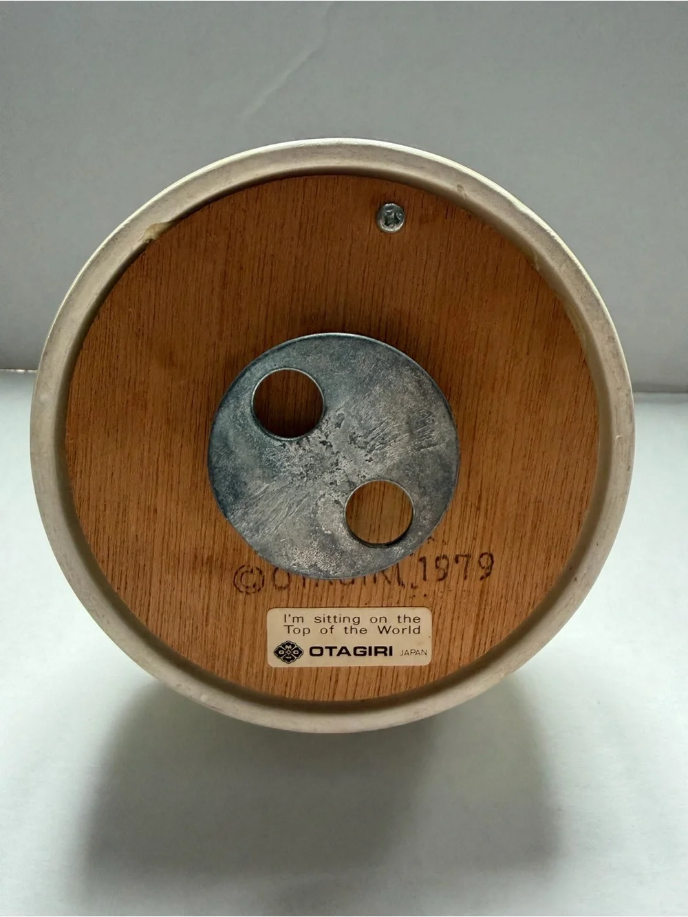 Vintage 1979 Otagiri Japan Penguin Music Box Top of the World WORKS